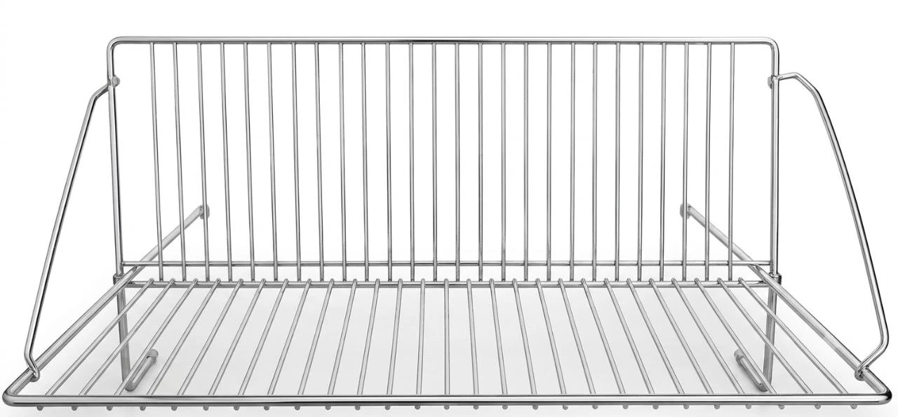 Foldable Stainless Steel Dish Drainer/Wall Shelf – 2 Levels - 49x35x27 cm – photo 4